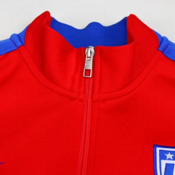 Nike USA Soccer USMNT World Cup Fleece Sweatshirt Zip Up Red Mens Large - Picture 4 of 12